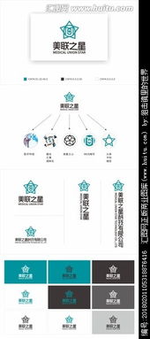 美聯(lián)之星科技公司標志設計 激發(fā)創(chuàng)意懸賞，匯圖網(wǎng)助力網(wǎng)絡技術企業(yè)形象構建